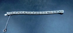 sherman white rhinestone bracelet 1